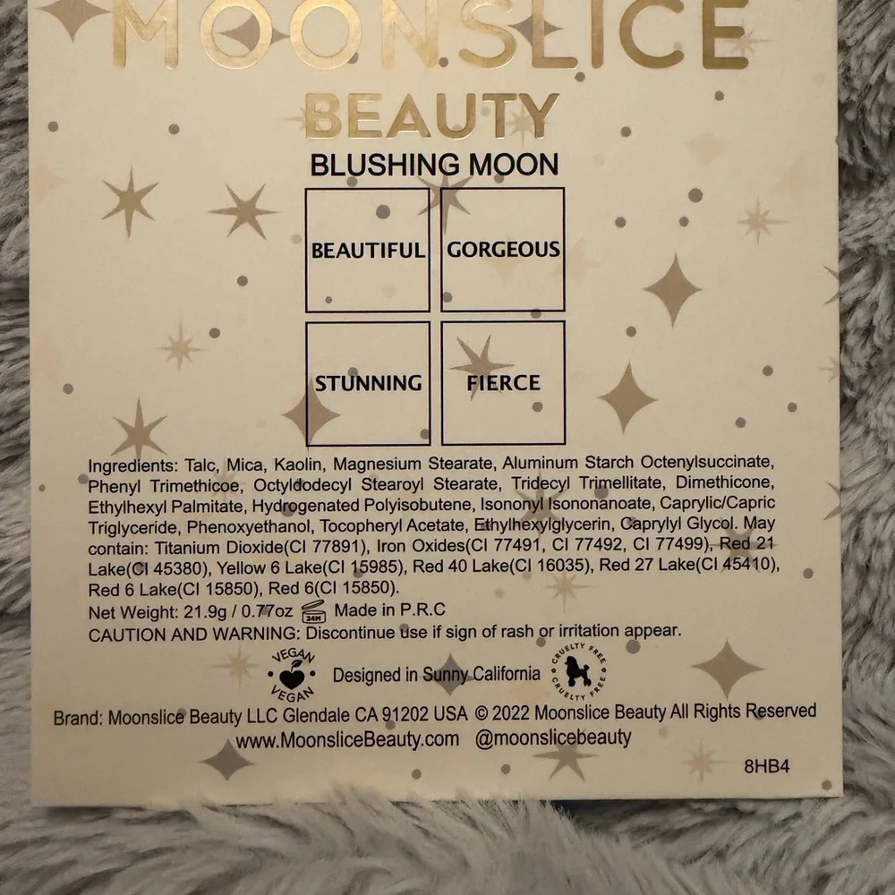 MOONSLICE BEAUTY Blushing Moon Blush Palette